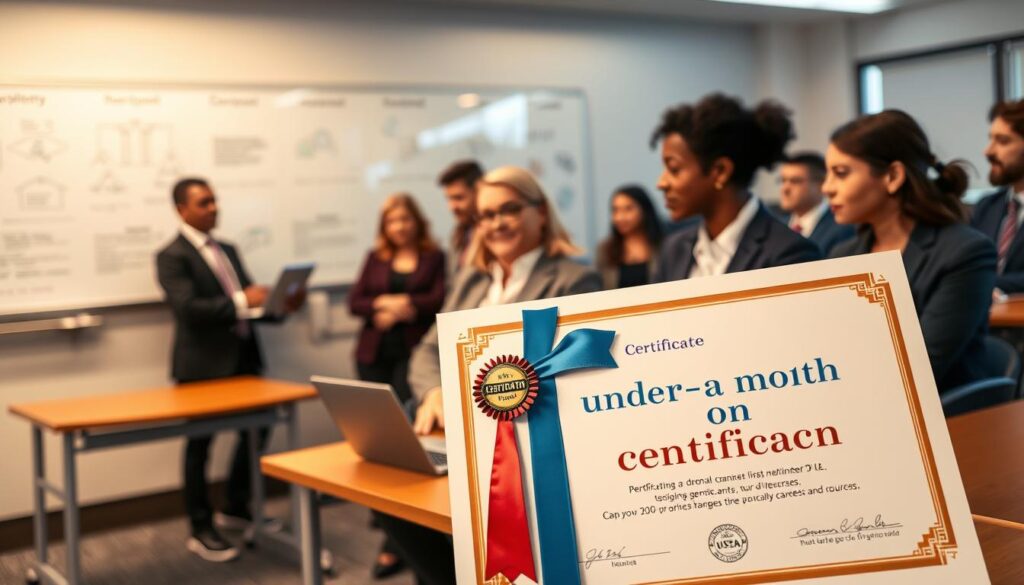 under-a-month certification